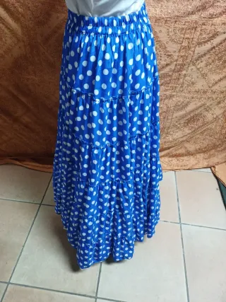 Falda Flamenca Rociera Talla Única