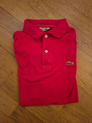 Polo Lacoste Rosso Taglia M