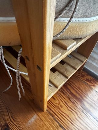 Zapatero de bambú 3 niveles