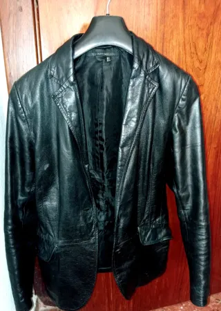 Chaqueta de cuero Zara Talla M