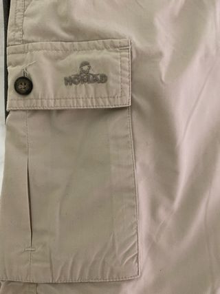 Pantalón falda corto montaña beige