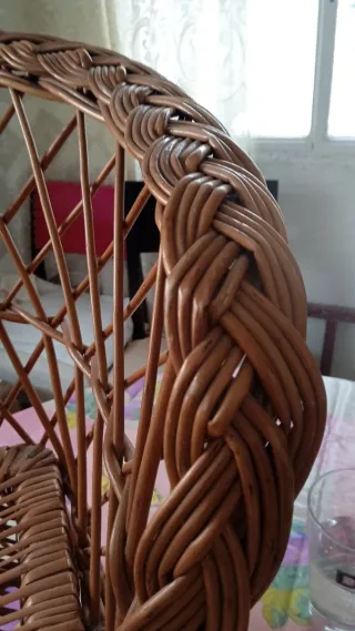 Butaca infantil de mimbre