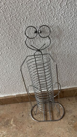 Estante para cubiertos con diseño de rana