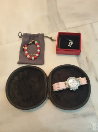 Pack pulsera Nialaya,reloj Pequinet,charm Cartier