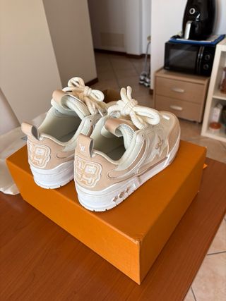 Louis Vuitton LV Skate 41 Beige/Bianco Nuove