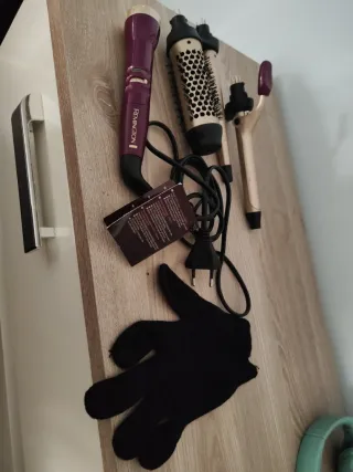 Moldeador y Rizador Remington Oro/Morado