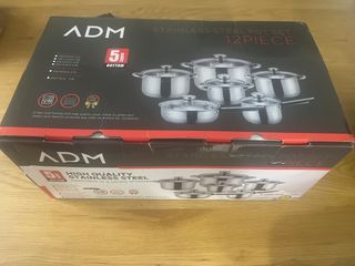 Batería de Cocina ADM 12 Piezas