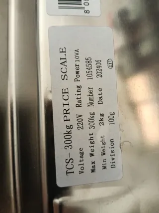 Bilancia 300Kg Tavolo 40x50