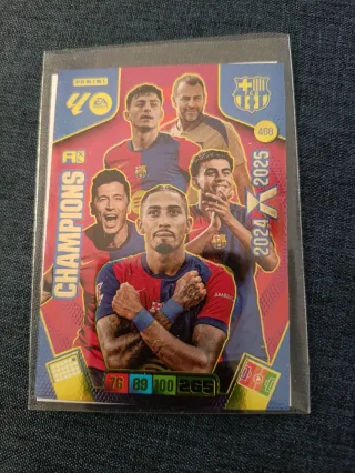 Cromo Panini Champions League FC Barcelona