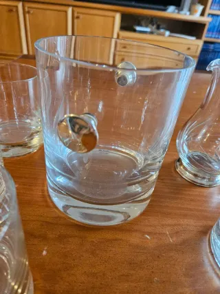 Juego de whisky con cubitera y jarra