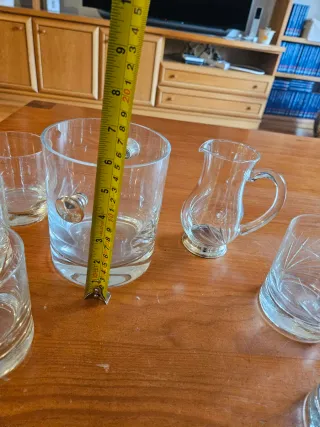Juego de whisky con cubitera y jarra