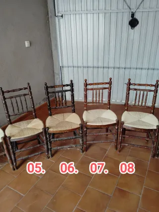 16 Sillas antiguas