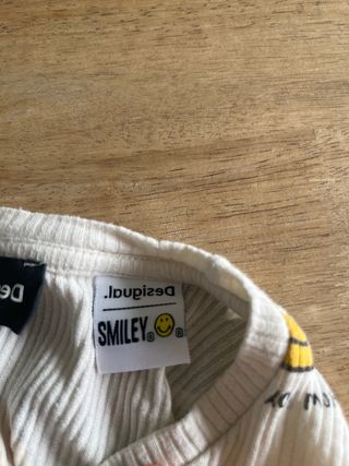 Camiseta Desigual x Smiley Talla 11-12