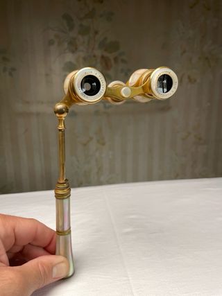 Binoculares ópera siglo XIX Barcelona