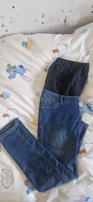 Pantalón premamá Mango pitillo Talla S
