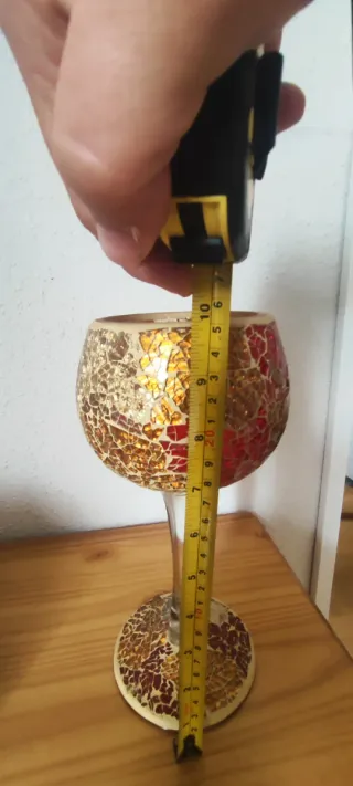 Copa Decorativa Mosaico Cristal