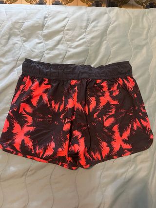 Pantaloncini mare Decathlon fantasia palme
