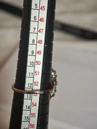 Anillo Plata Multicolor Ovalado