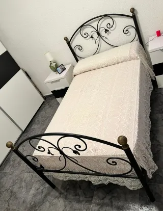 Cama 105cm + Colchón Nuevo