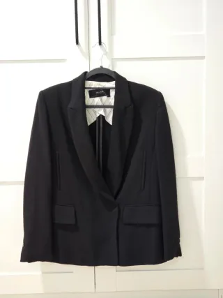 Chaqueta Americana Zara Negra