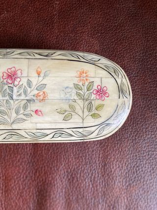 Caja decorada floral