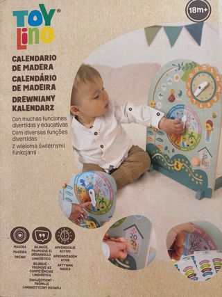 Calendario de Madera Montessori Educativo