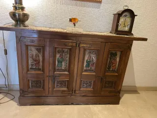 Mueble Castellano Vintage Madera y Metal