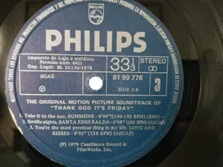 LP Thank God It's Friday 1978
