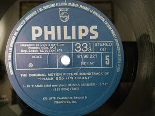 LP Thank God It's Friday 1978