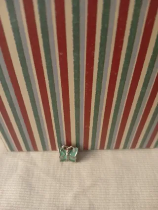 Pandora Charm Mariposa Plata y Teal