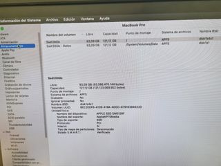 APPLE MACBook Pro 15 2.0 GHz i7 SSD PORTATIL RAM