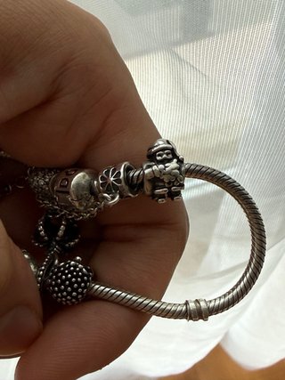 Charm Pandora Papá Noel Plata