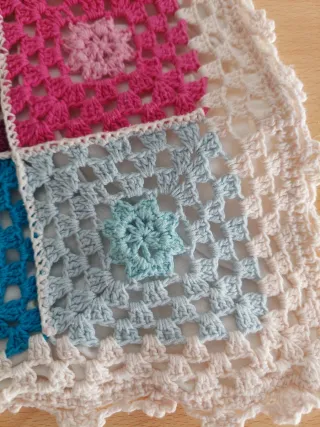 Cojín Crochet ganchillo