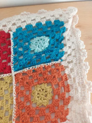 Cojín Crochet ganchillo
