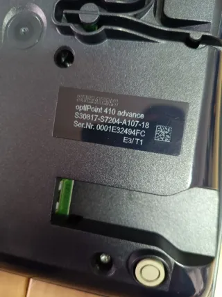 Siemens optiPoint 410 Advance - Teléfono IP Gris