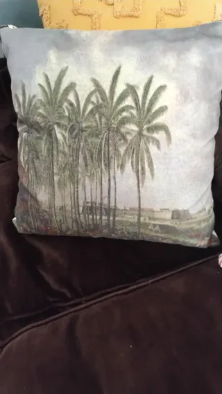 Cojín decorativo con relleno. Muy bueno!