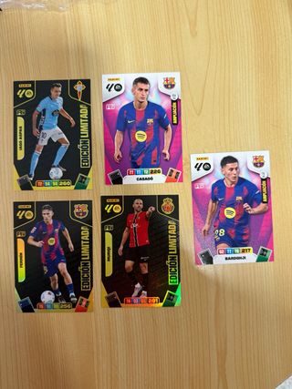 Lote 5 Cromos Fútbol Edición Limitada