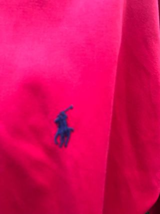 Camicia Ralph Lauren Uomo Rossa Cotone