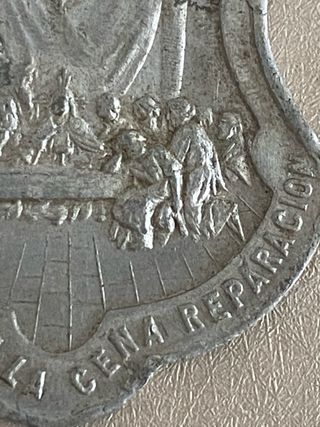 Medalla religiosa 1907 Jueves Eucarístico