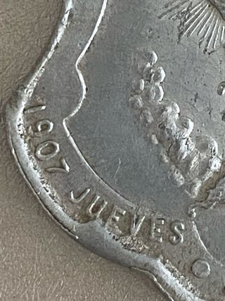 Medalla religiosa 1907 Jueves Eucarístico