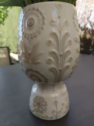 Jarrón Porcelana Lladró Biscuit