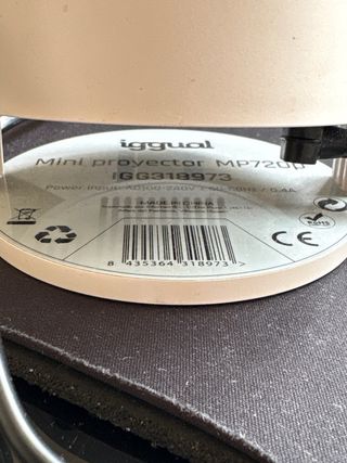 Proyector Iggual Blanco y Gris