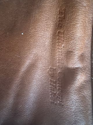 Bolso piel Hakei marrón