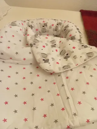 Reductor de cuna y accesorios ositos y estrellas