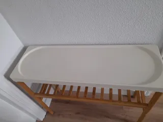 Estantería Nórdica bambú y metal