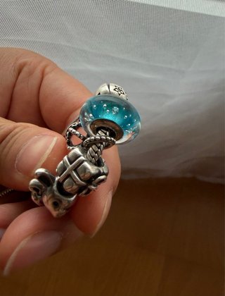 Pandora Cristal Murano Azul Original