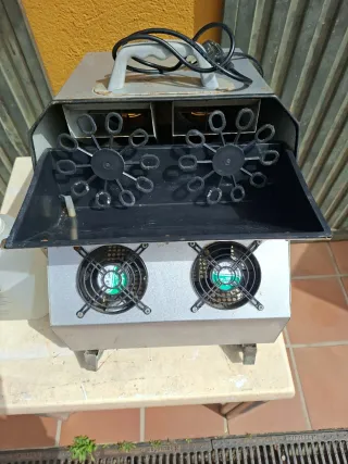 Máquina de Pompas de Jabón Doble Ventilador