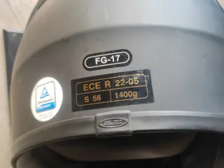 Casco HJC FG17 Negro Mate Talla S