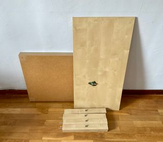 Mesa Centro IKEA LACK 90x55 cm Roble