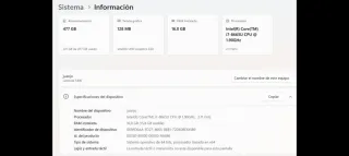 Portatil Dell Latitude 5400 i7 16GB RAM 512GB SSD